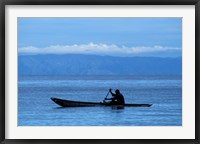 Framed Canoe on Lake Tanganyika, Tanzania