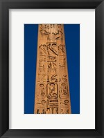 Framed Egypt, Temple of Luxor, Hieroglyphics, Obelisk of Ramesses II