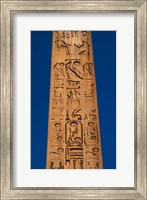 Framed Egypt, Temple of Luxor, Hieroglyphics, Obelisk of Ramesses II