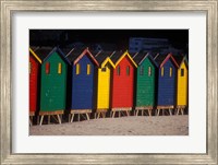 Framed Colorful Bathing Boxes, South Africa