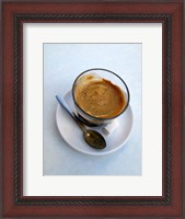 Framed Espresso Drink at Cafe in Essaouira, Morocco