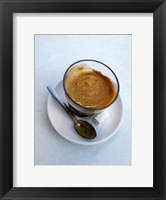 Framed Espresso Drink at Cafe in Essaouira, Morocco