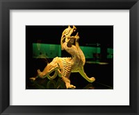 Framed China, Shanghai, Bixie Mythical Beast Statue