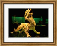 Framed China, Shanghai, Bixie Mythical Beast Statue