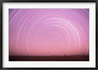 Framed Africa, Botswana, Linyanti Swamps. Star trails