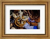 Framed Detail of Beads for Jewelry Making, Makola Market, Accra, Ghana