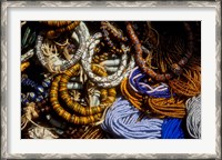 Framed Detail of Beads for Jewelry Making, Makola Market, Accra, Ghana