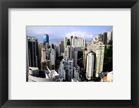 Framed Apartment Buildings of Causeway Bay District, Hong Kong, China