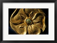 Framed Gold Artifact from Tillya Tepe, Elements of  Greek, Indian, Asian culture