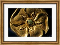 Framed Gold Artifact from Tillya Tepe, Elements of  Greek, Indian, Asian culture