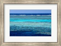 Framed Fisherman, Wooden Boat, Panorama Reef, Red Sea, Egypt