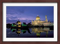 Framed Sultan Omar Ali Saifuddin Mosque, Brunei