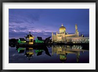 Framed Sultan Omar Ali Saifuddin Mosque, Brunei