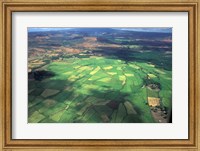 Framed Aerial View of Fields in Northern Madagascar