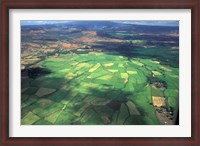 Framed Aerial View of Fields in Northern Madagascar