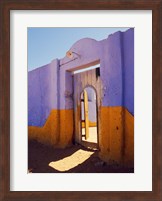 Framed Courtyard Entrance in Nubian Village Across the Nile from Luxor, Egypt