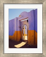 Framed Courtyard Entrance in Nubian Village Across the Nile from Luxor, Egypt