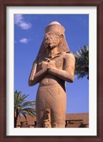 Framed Ancient Ruins of Kings at the Temple of Karnak, Luxor, Egypt