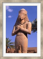 Framed Ancient Ruins of Kings at the Temple of Karnak, Luxor, Egypt