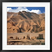 Framed Afghanistan, Bamian Valley, Ancient Architecture