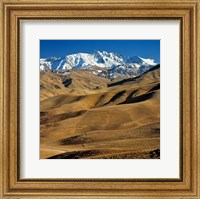Framed Afghanistan, Bamian Valley, Hindu Kush Mountains