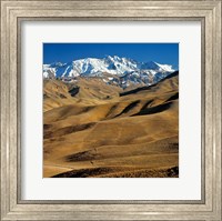 Framed Afghanistan, Bamian Valley, Hindu Kush Mountains