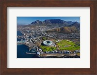 Framed Aerial of Stadium, Golf Club, Table Mountain, Cape Town, South Africa