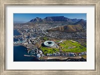 Framed Aerial of Stadium, Golf Club, Table Mountain, Cape Town, South Africa