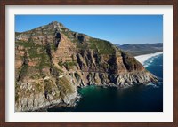 Framed Aerial view of Chapman's Peak Drive, Cape Town, South Africa