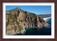 Framed Aerial view of Chapman's Peak Drive, Cape Town, South Africa