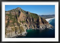 Framed Aerial view of Chapman's Peak Drive, Cape Town, South Africa