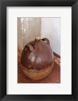 Framed Africa, Mozambique, Island. Earthenware pot at Governors Palace.