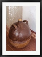Framed Africa, Mozambique, Island. Earthenware pot at Governors Palace.
