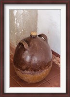 Framed Africa, Mozambique, Island. Earthenware pot at Governors Palace.