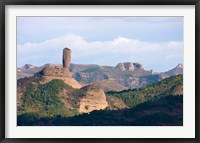 Framed Bangchui (Wood Club) Mountain, Chengde, Hebei, China