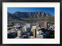 Framed Cape Town CBD and Table Mountain, Cape Town, South Africa