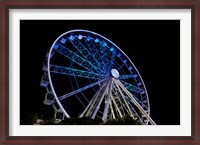 Framed Cape Wheel, Victoria and Alfred Waterfront, Cape Town, South Africa.