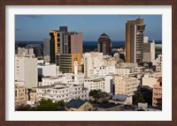 Framed City view from Fort Adelaide, Port Louis, Mauritius