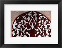 Framed Traditional carved door, Stone Town, Zanzibar, Tanzania