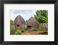 Framed Dorze in the Guge Mountains, Ethiopia