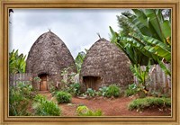 Framed Dorze in the Guge Mountains, Ethiopia