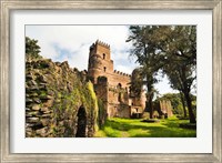 Framed Fasil Ghebbi, Castle, Gonder, East Africa