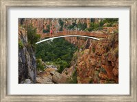 Framed Footbridge over Blyde River, Blyde River Canyon Reserve, South Africa