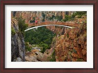 Framed Footbridge over Blyde River, Blyde River Canyon Reserve, South Africa