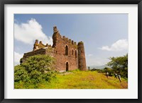 Framed Guzara Castle between Gonder and Lake Tana, Ethiopia