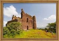 Framed Guzara Castle between Gonder and Lake Tana, Ethiopia