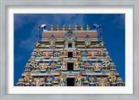 Framed Hindu Temple, Victoria, Mahe Island, Seychelles