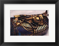 Framed Gold Coffinette, Tomb King Tutankhamun, Valley of the Kings, Egypt