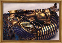 Framed Gold Coffinette, Tomb King Tutankhamun, Valley of the Kings, Egypt