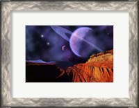 Framed Cosmic Landscape of Another Planet